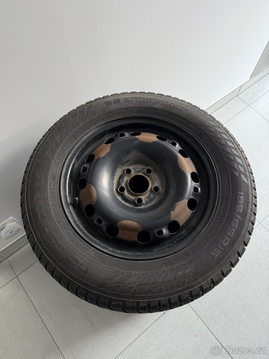 Sada zimních plecháčů 15" Volkswagen