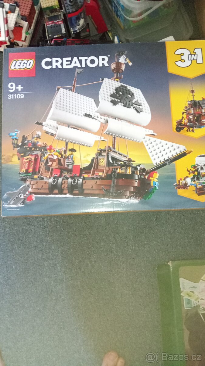 Lego creator pirátská loď 3v1