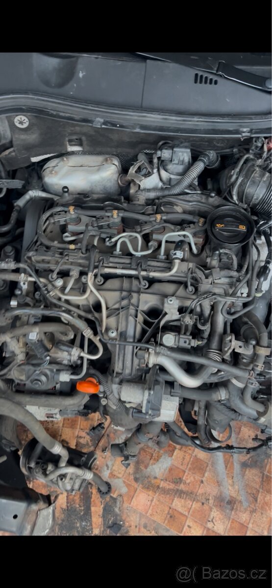 Motor 2.0tdi 103kw cffb passat b7 nově rozvody