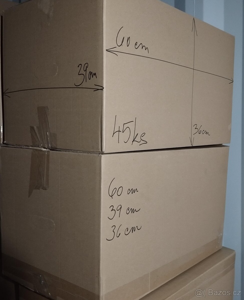 krabice na stěhování