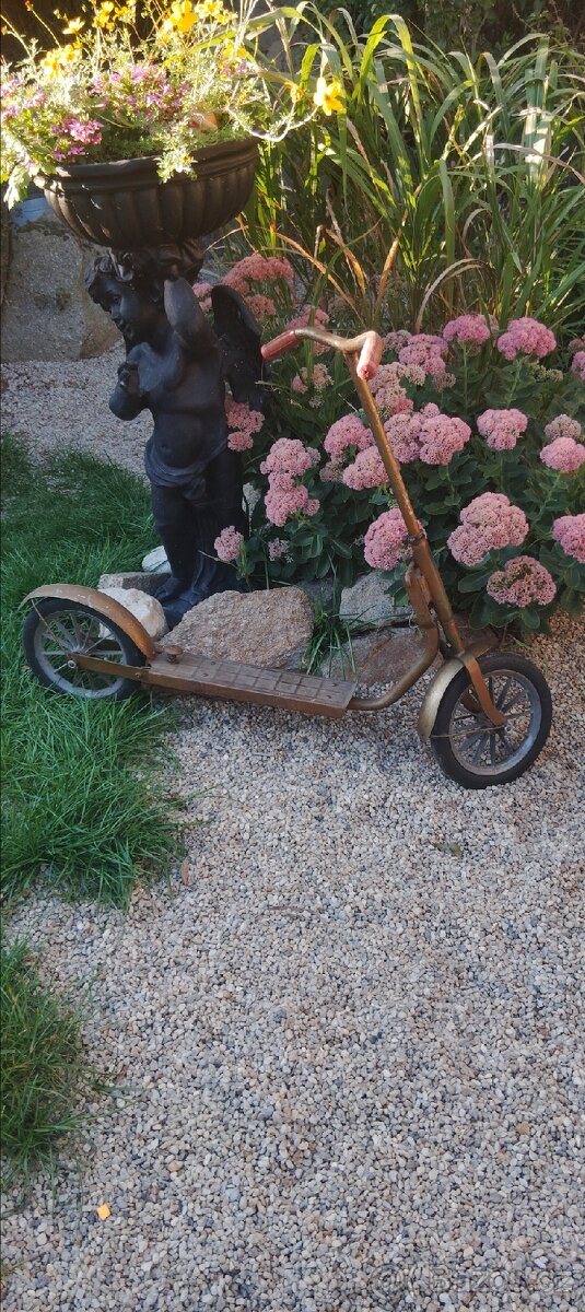 Retro koloběžka skládací