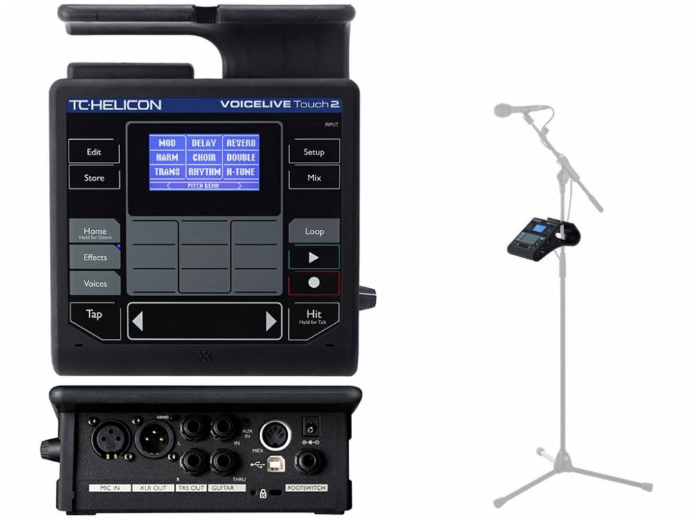 TC Helicon VoiceLive Touch 2 s mikrofonem a pedálem