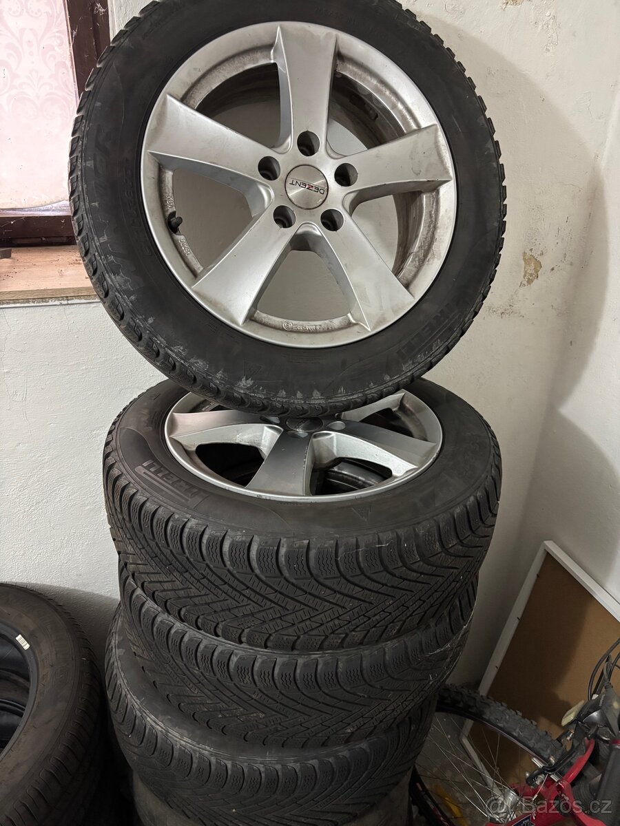 R16 5x112 205/55/r16 zimní pirelli kola dezent