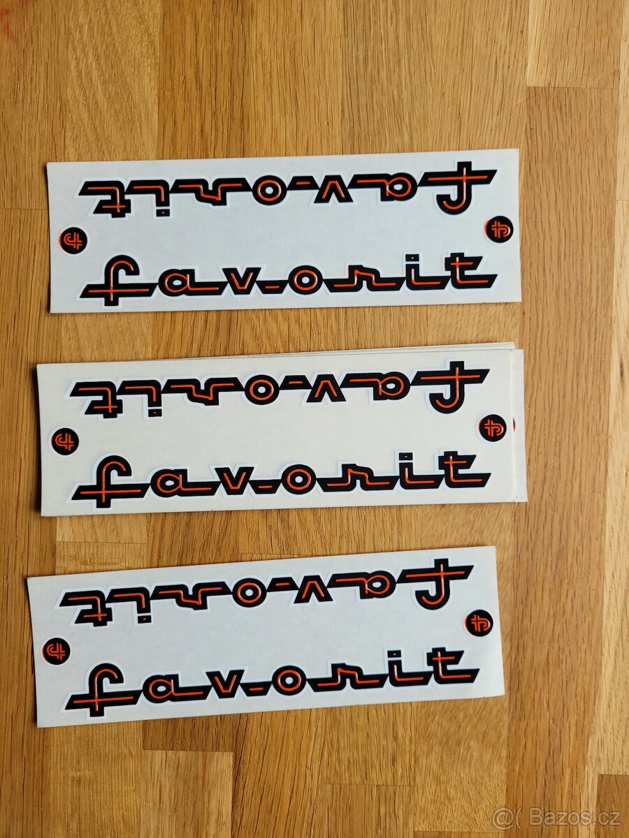 Originál samolepky na kolo Favorit