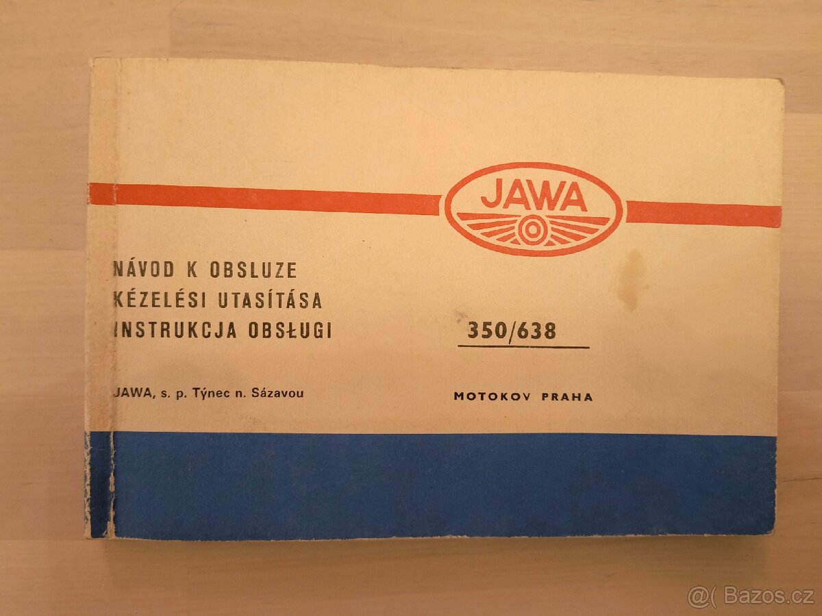 Návod Jawa 638