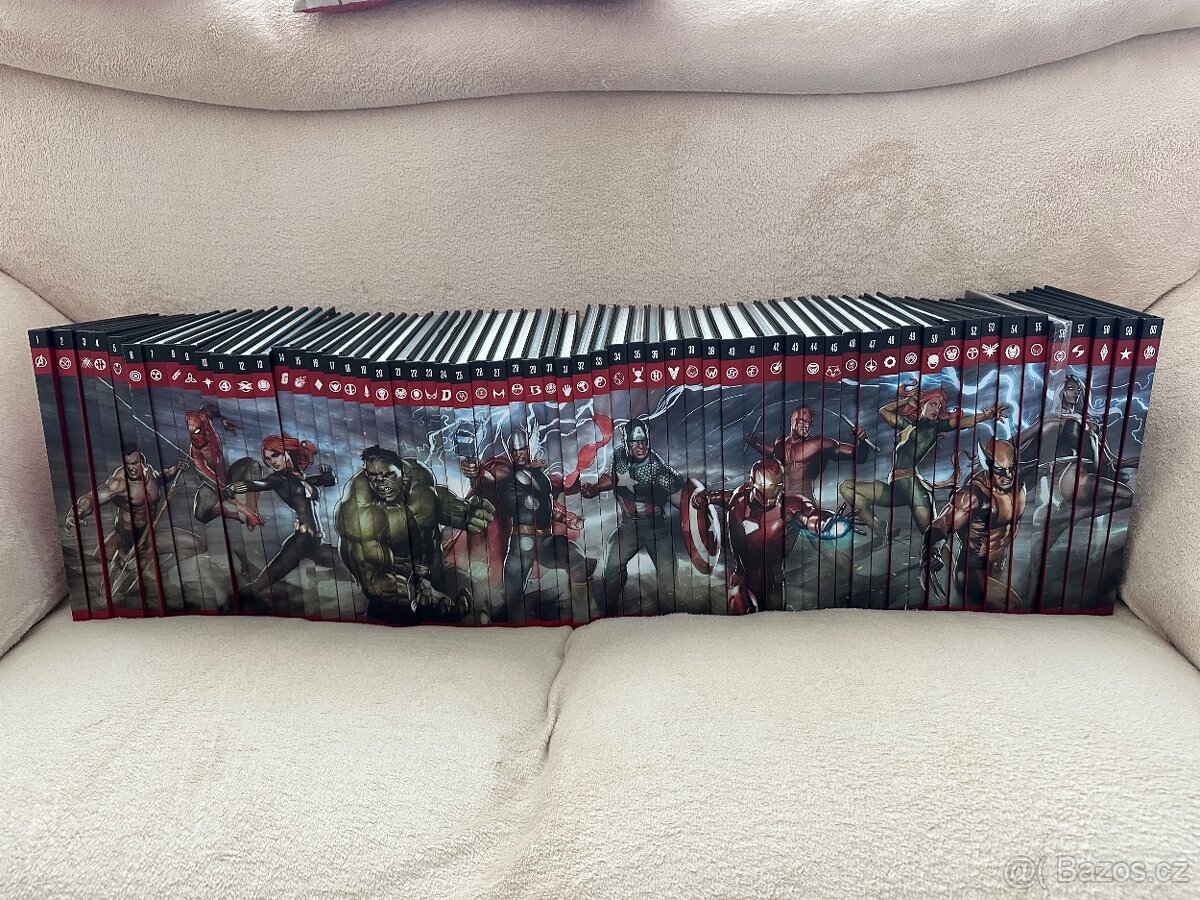 Nejmocnější hrdinové Marvelu – 60 ks knih