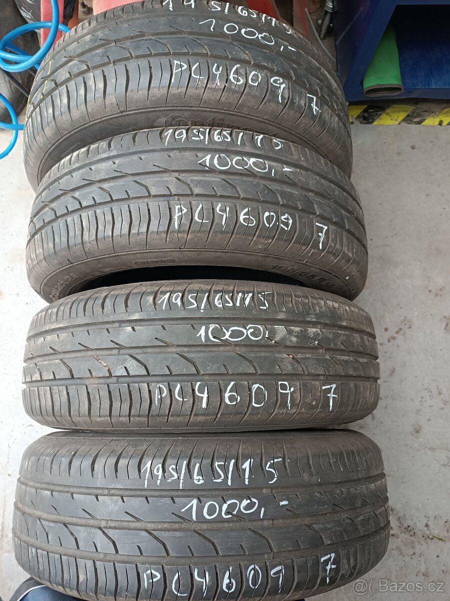 195/65/15 letní 22 kusů