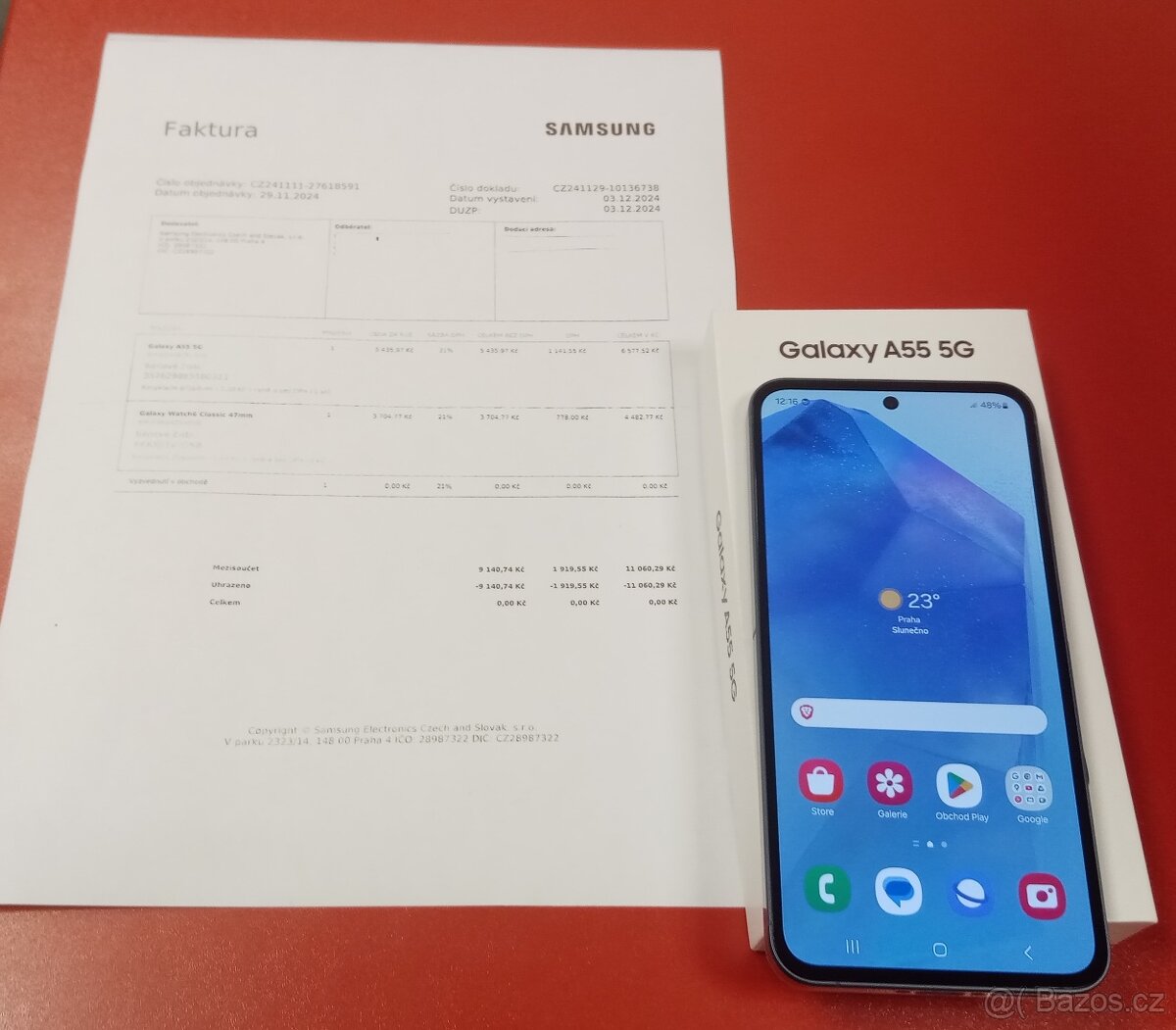 Samsung A55 8GB/256GB záruka 12/2026 Samsung