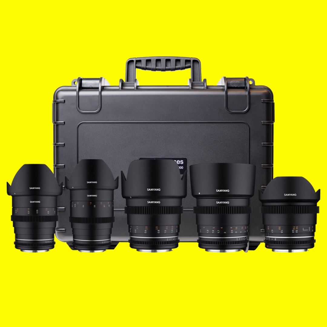 Samyang VDSLR set | 14 | 24 | 35 | 50 | 85 | Canon RF
