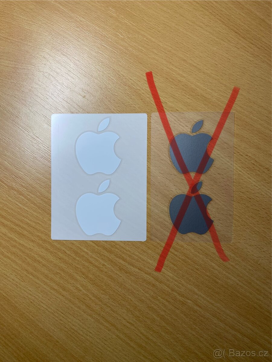 Apple Originální Nálepky Top Stav 2ks