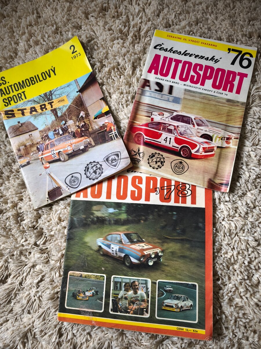 Koupím časopisy Československý Autosport