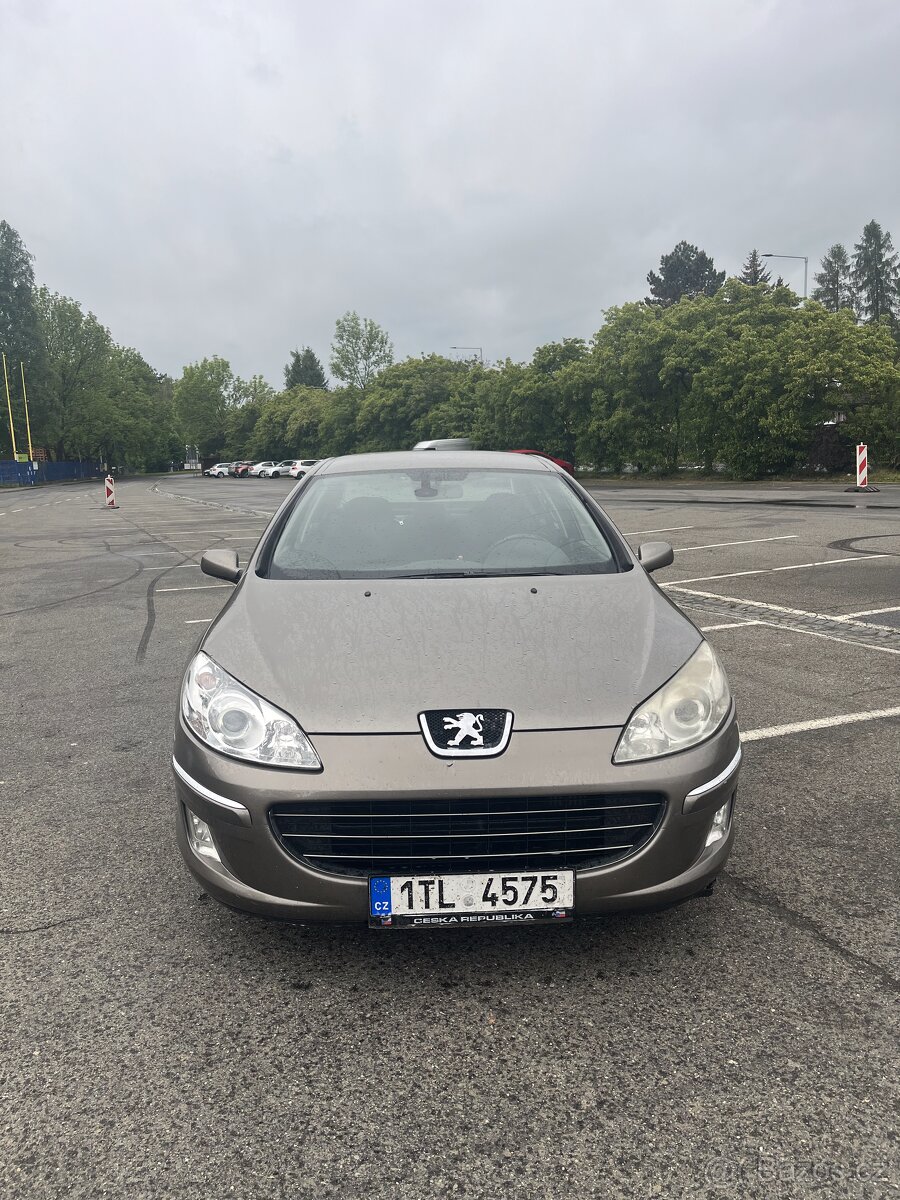 Peugeot 407 1.6 HDi, r. v. 2007, hnědá