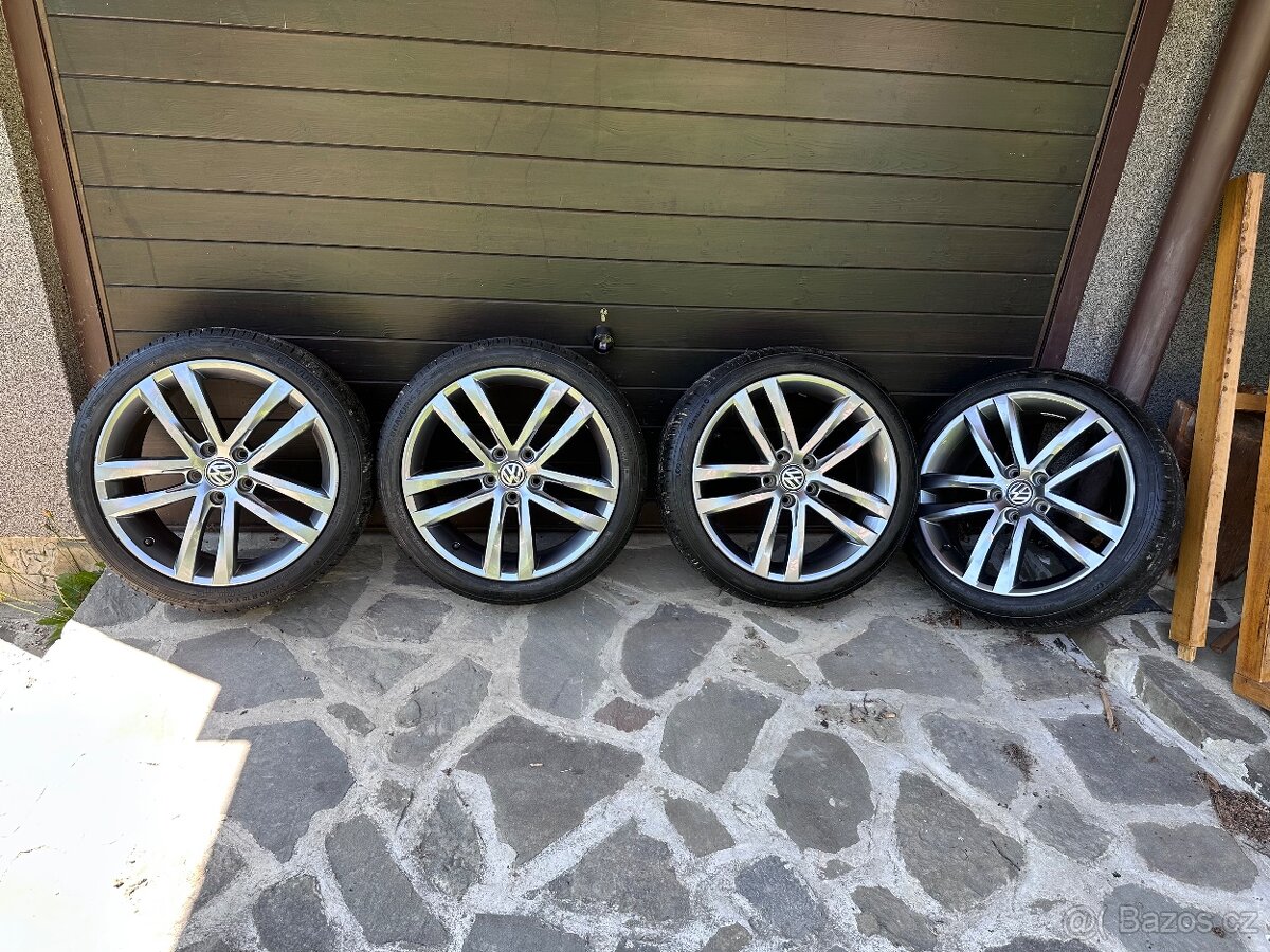 ALU VW Salvador R18 + zánovní pneumatiky