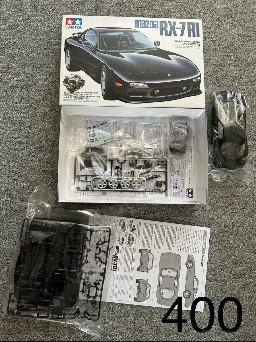 Tamiya RX-7 + bodykit + motor