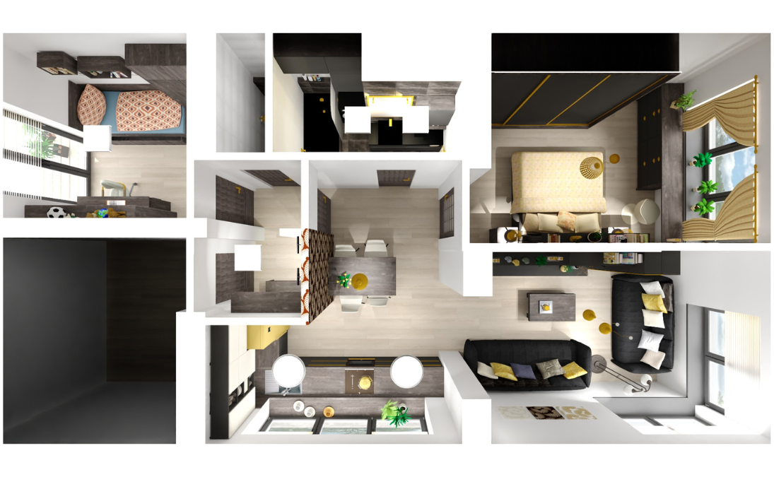 Prodej bytu 3+1 Brno - Lesná, parkovací stání, balkon