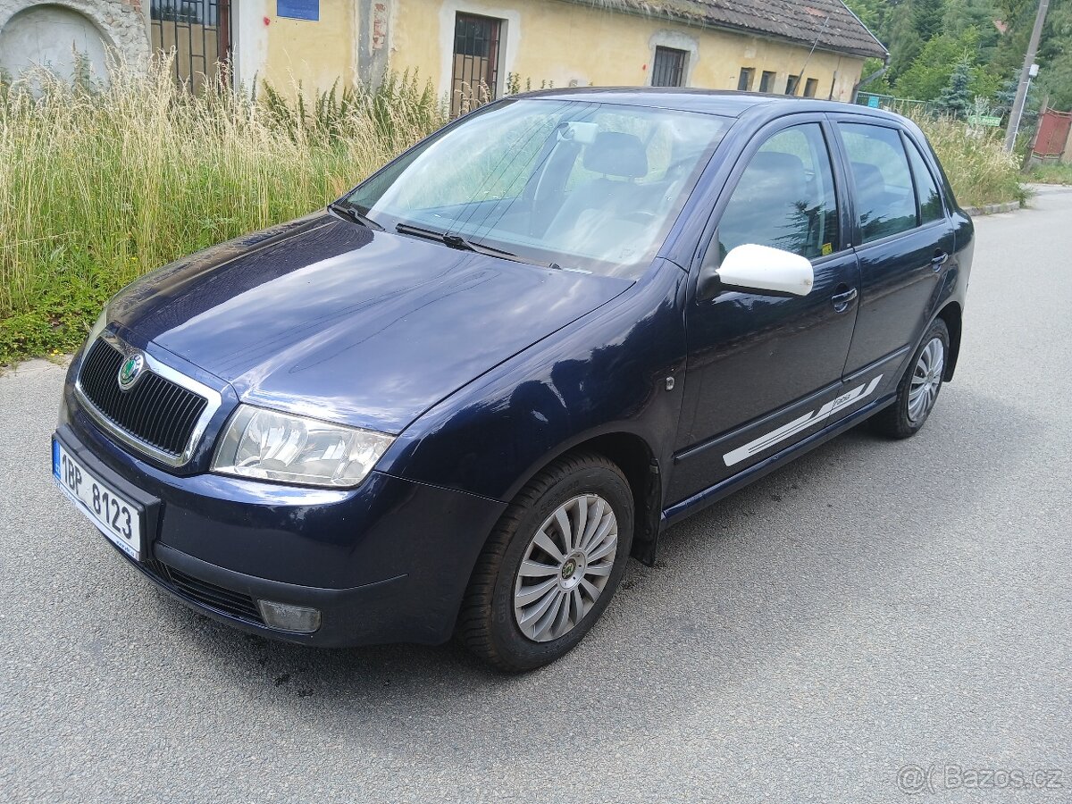 Škoda Fabia 1.4 MPI 50kw , 180tis, nová stk + servis