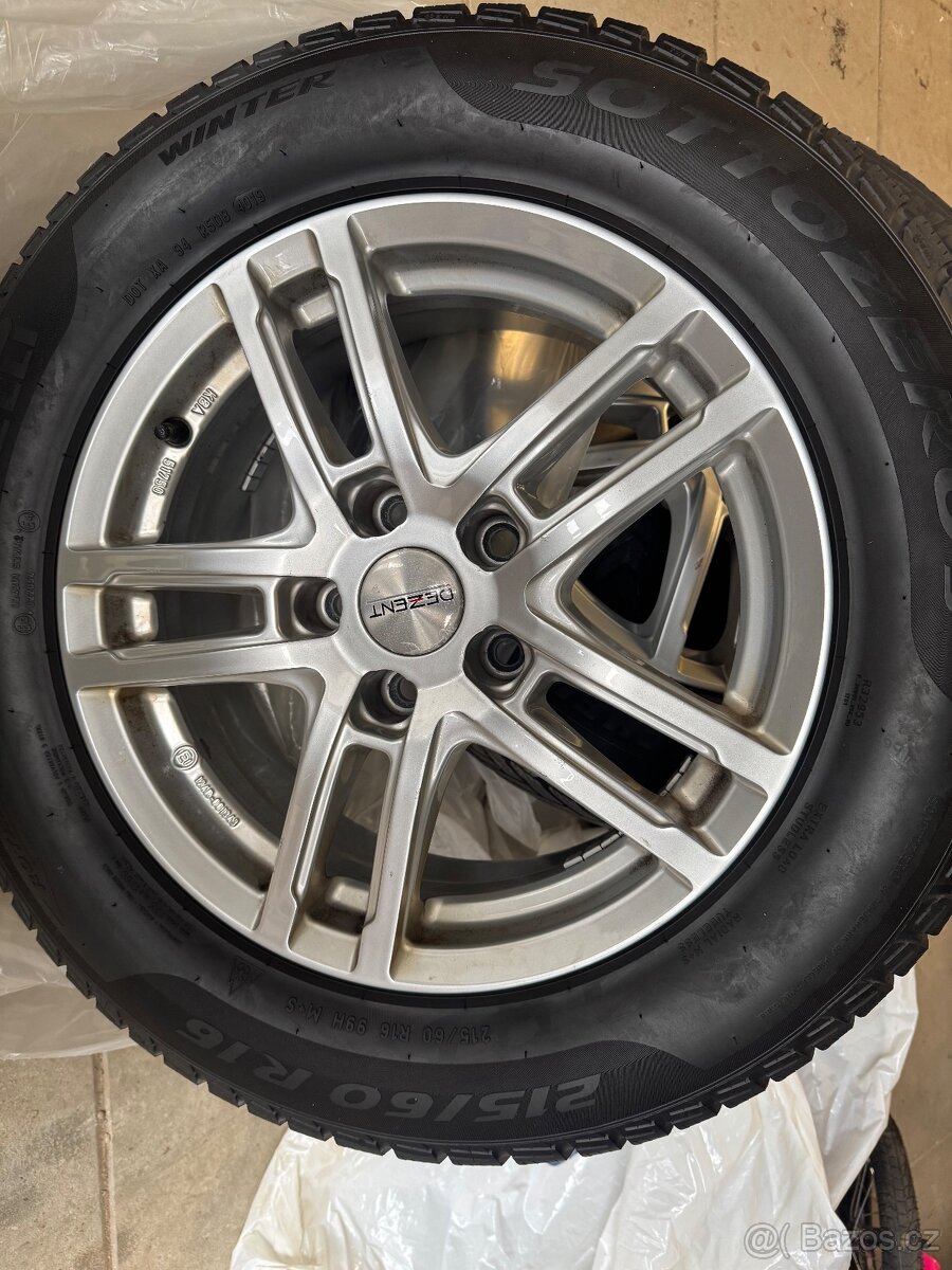 Komplet sada zimních Alu kol 16"-Superb III./Passat B8