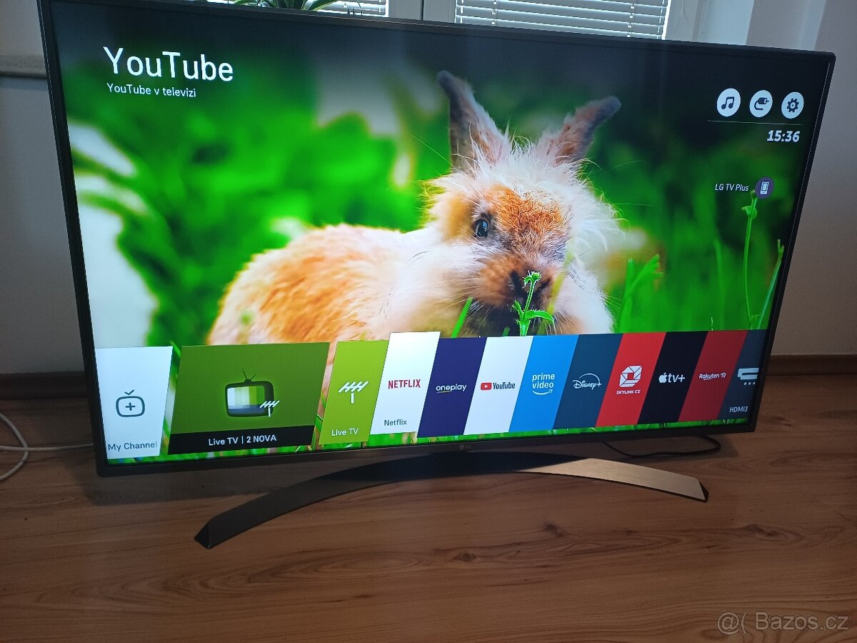 4K Smart TV 49" LG 49UJ670V-úhlopříčka 123cm