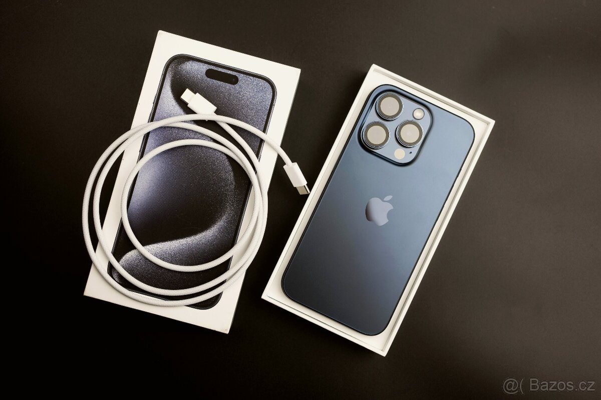iPhone 15 Pro 128GB: ZÁRUKA 23 měsíců, CZ distribuce