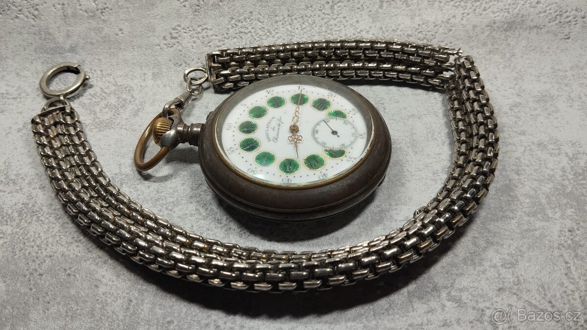 Velké kapesní hodinky Régulatéur, doprava zdarma