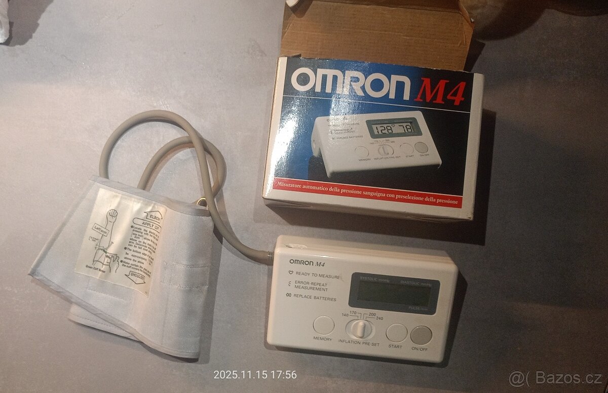 Digitální tlakoměr Omron M4