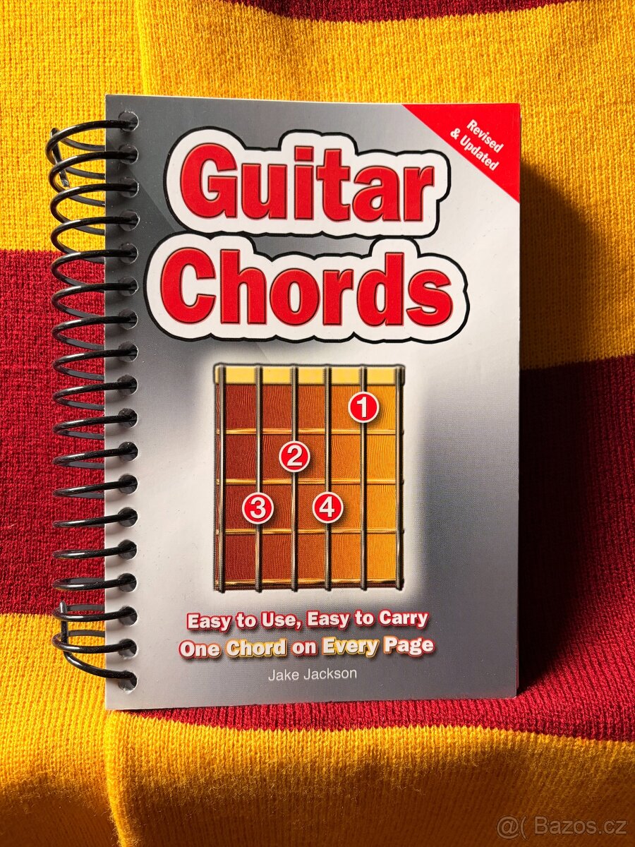 Guitar Chords ( kytarové akordy) kniha - spirálová vazba