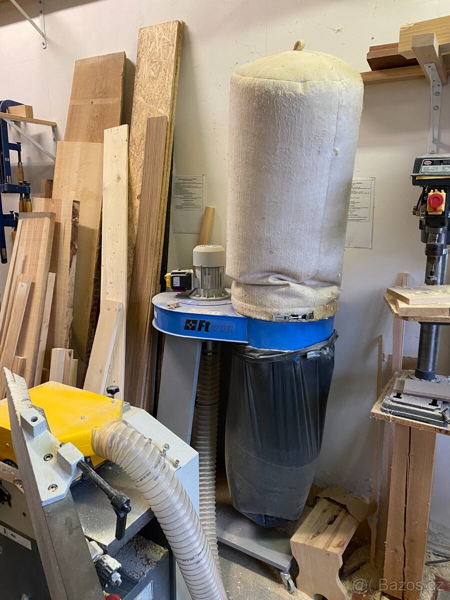 Odtah dílenský, odsavač pilin