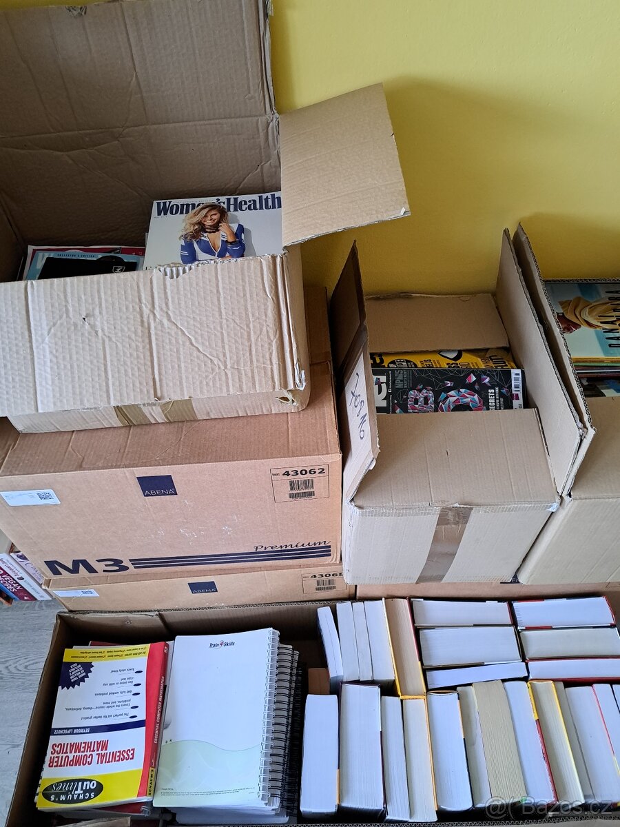 učebnice PS + magaziny všechno v anglickém jazyku