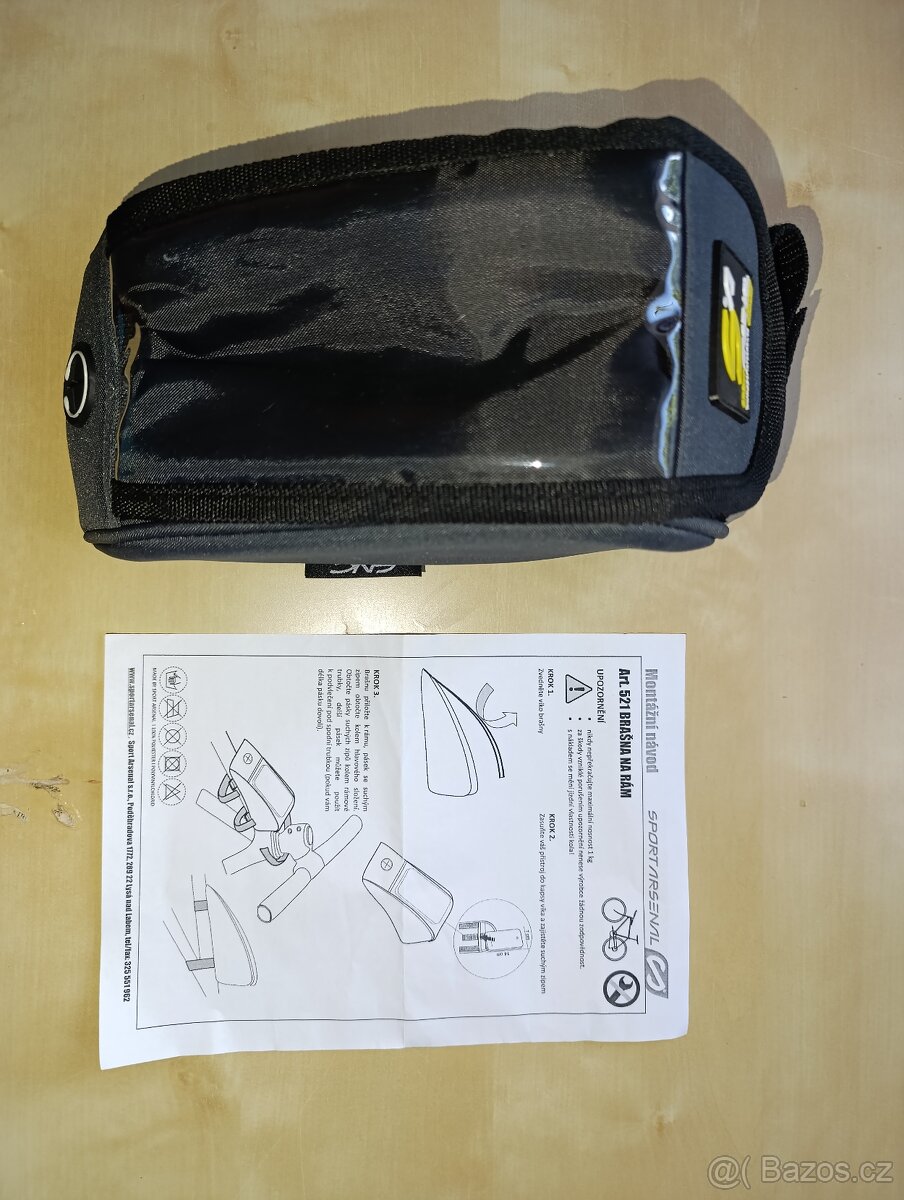 Brašná na rám kola zn Arsenal.