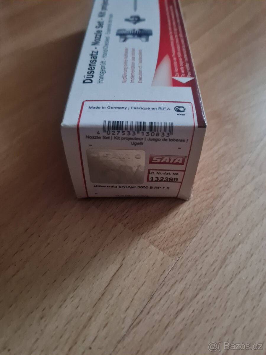 Trysková sada Sata 3000 B RP 1,6