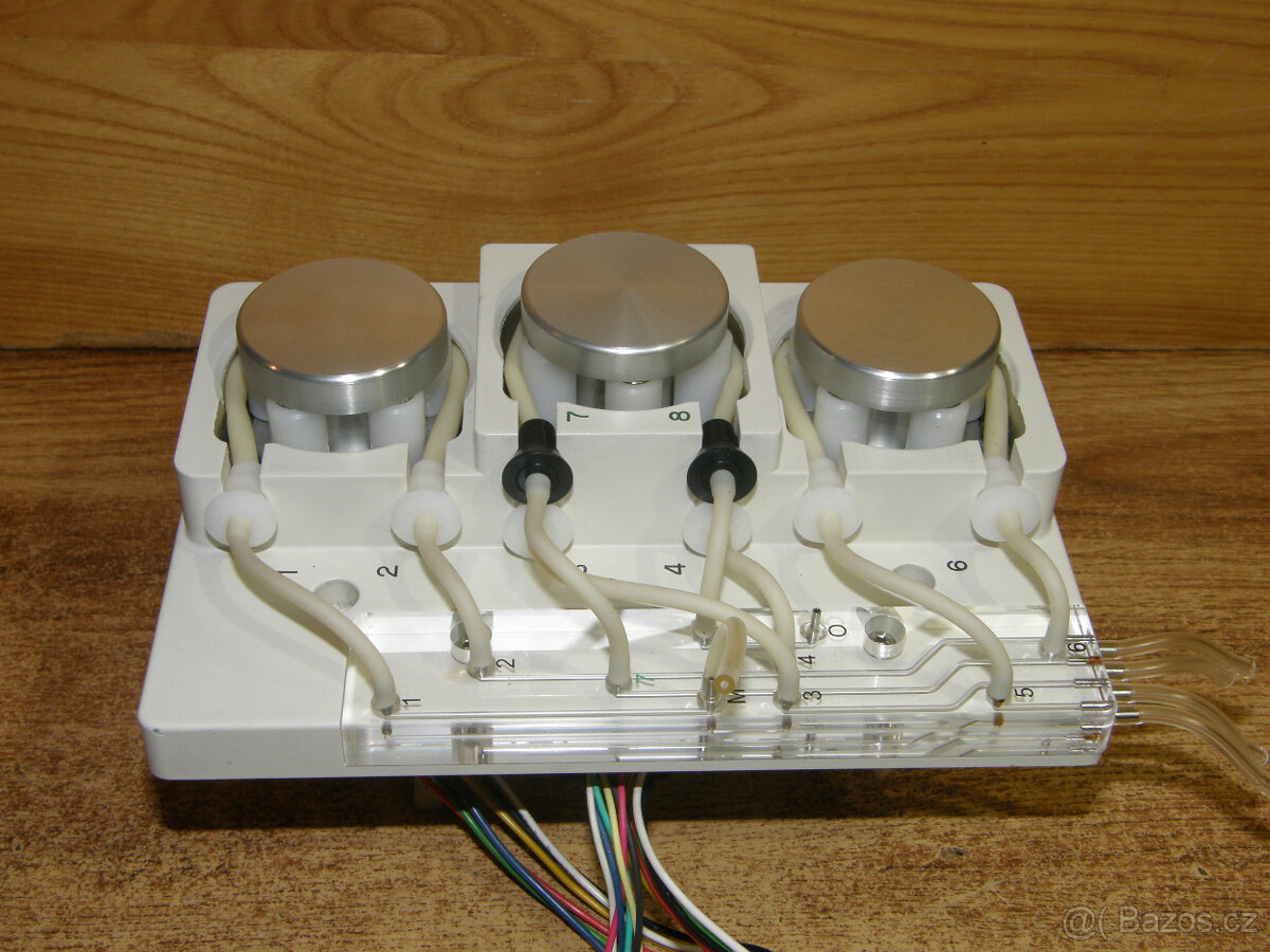 3x peristaltická pumpa, čerpadlo s čtyřmi hadičkami, JAPAN
