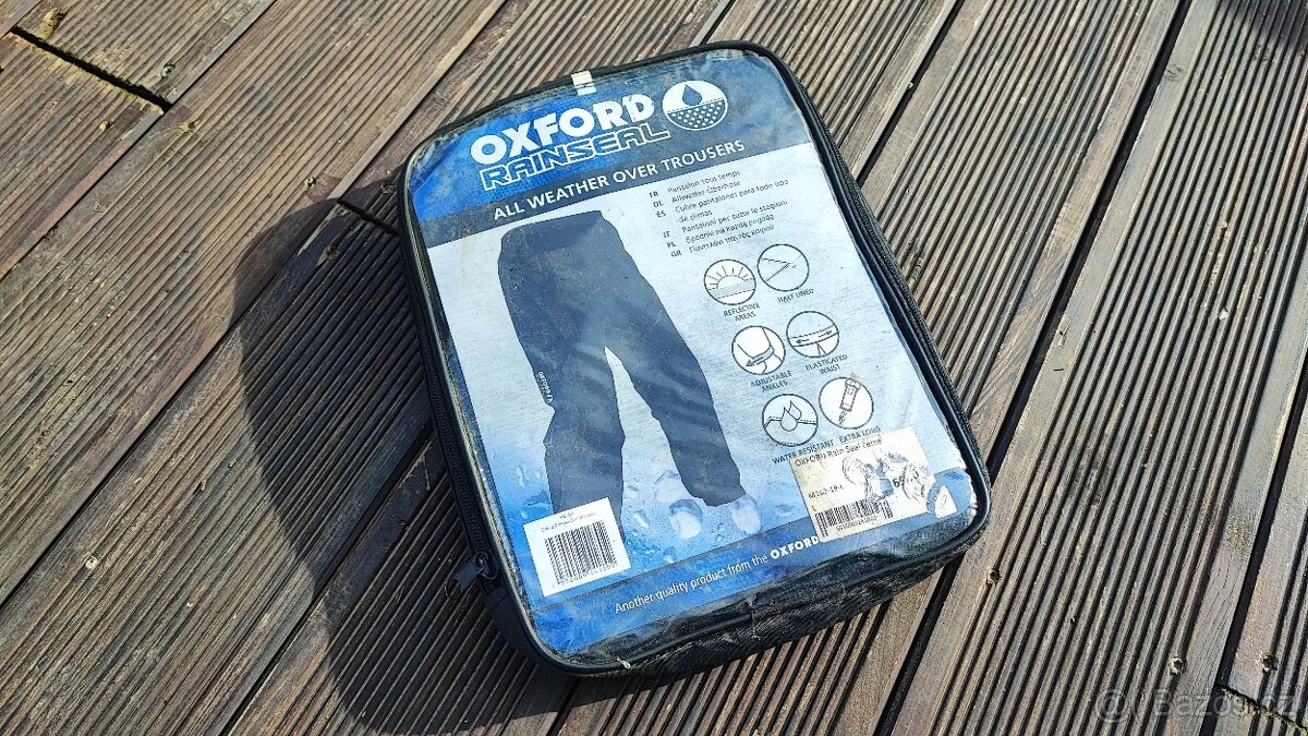 Nepromokavé kalhoty L, Oxford Rain seal černé