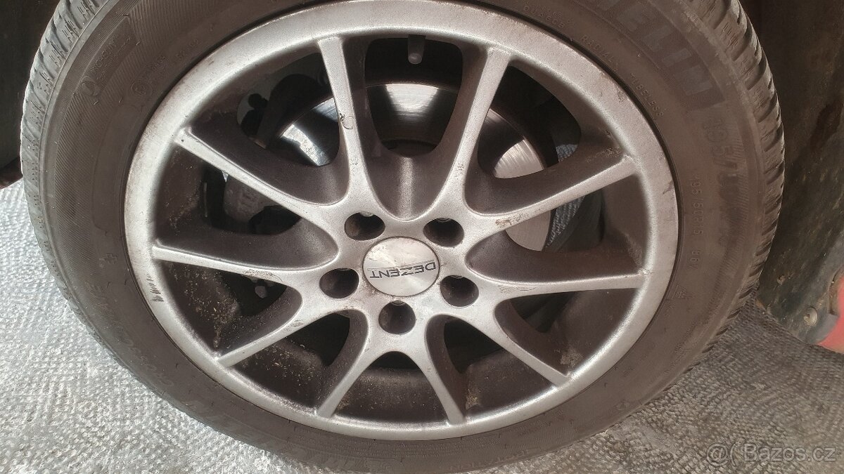 4x Pneu Micheline Crossclimate 195/50-15 celoroční s disky