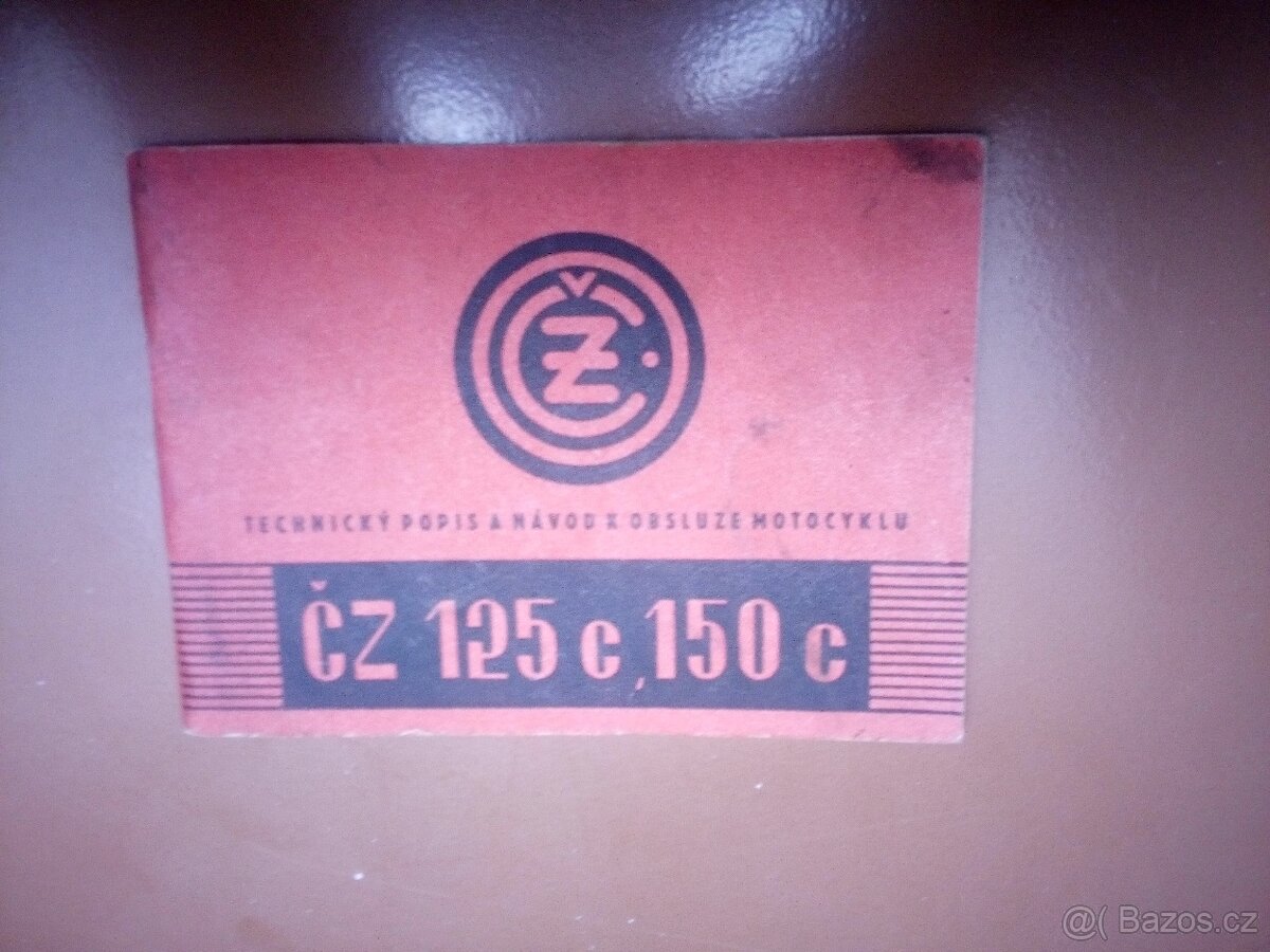 čz 125C čz150C-technický popis a návod k obsluze