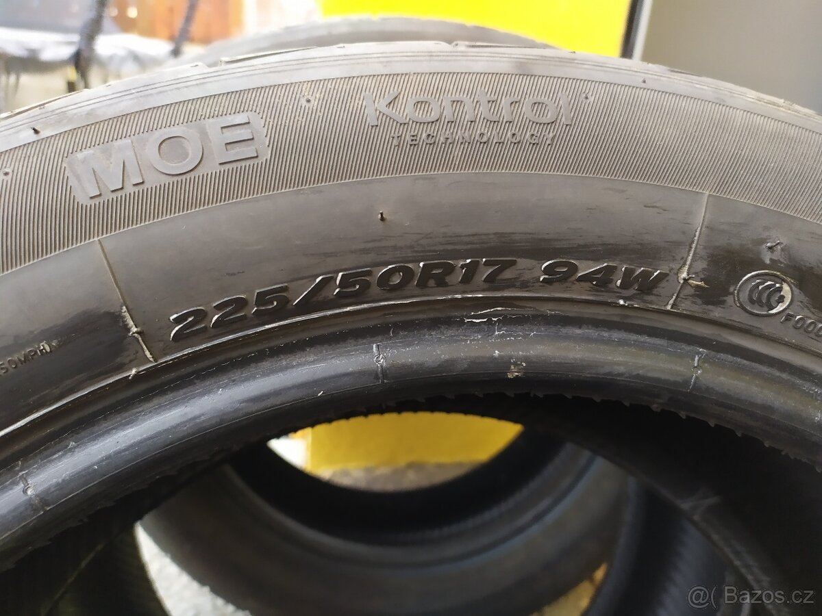 Prodám letní pneumatiky HANKOOK 225/50/R17