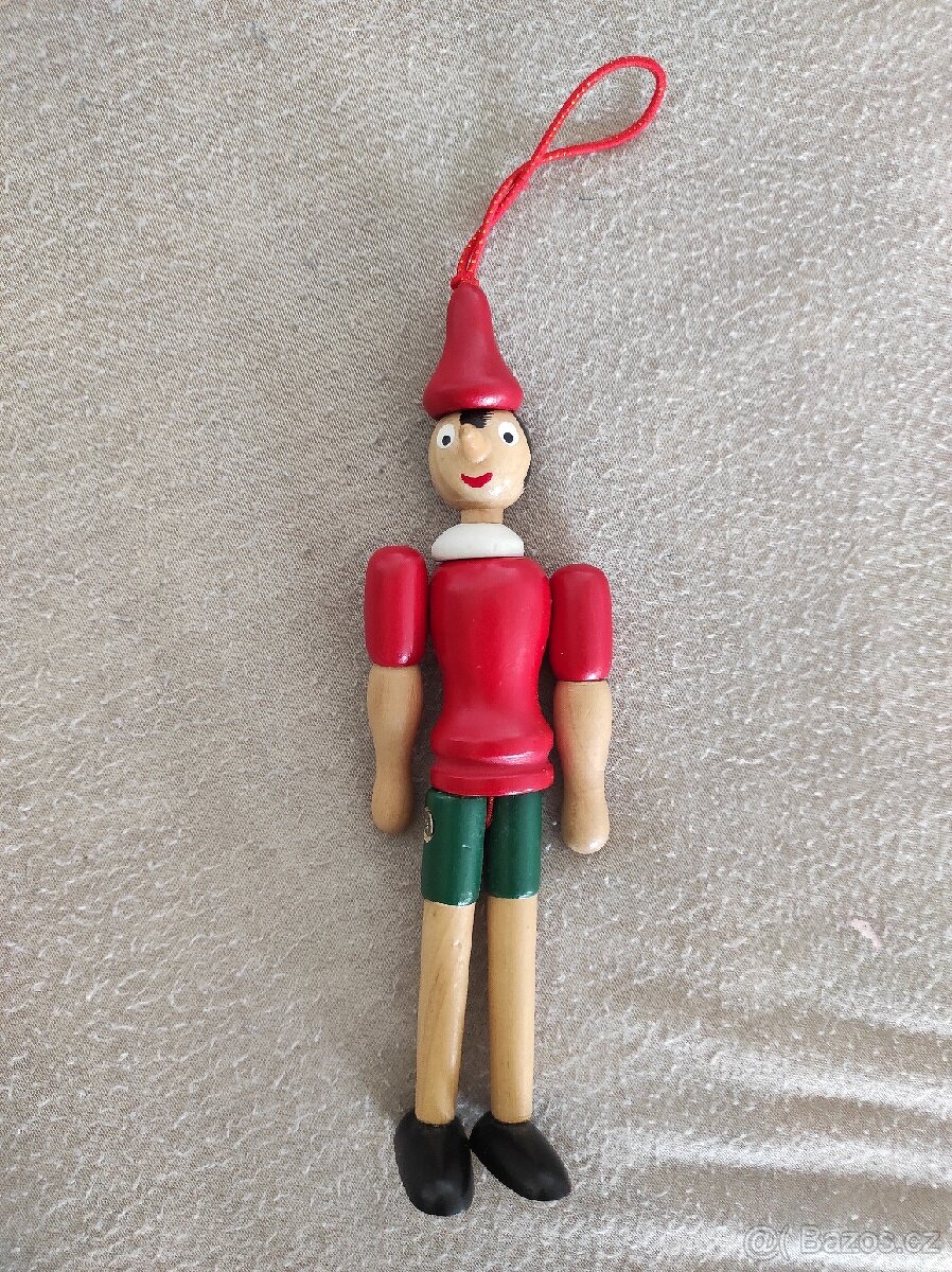Dřevěný Pinocchio