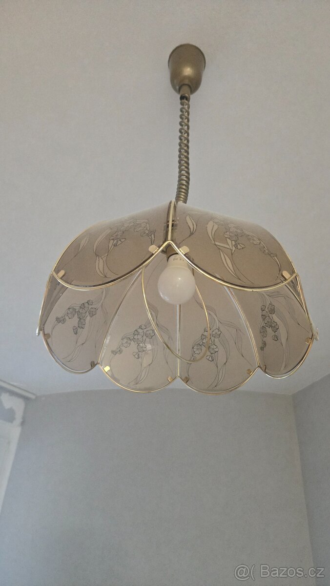 Stropní osvětlení, lustry různé druhy