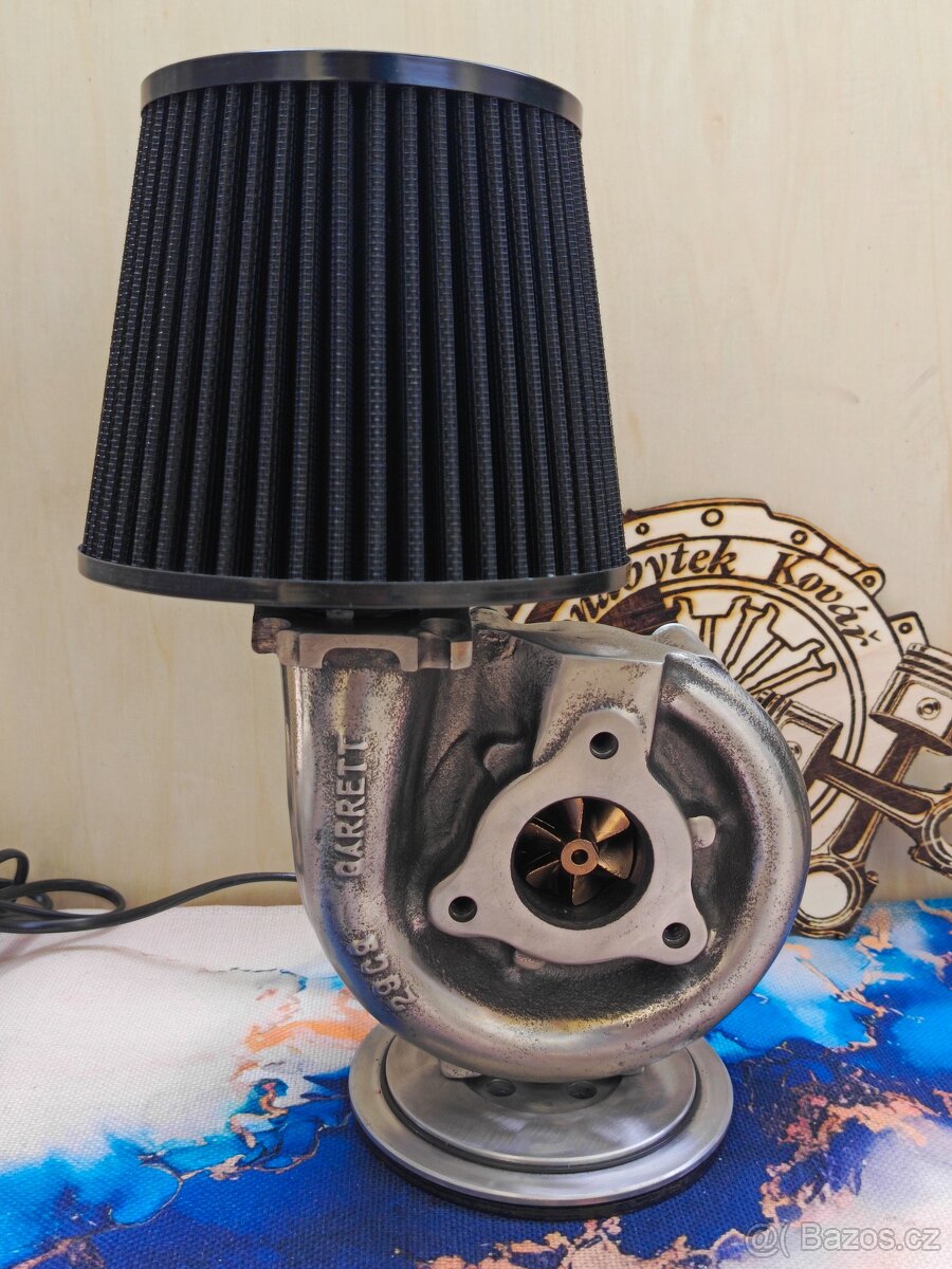Lampa z turbodmychadla - Černá - Autonábytek Kovář