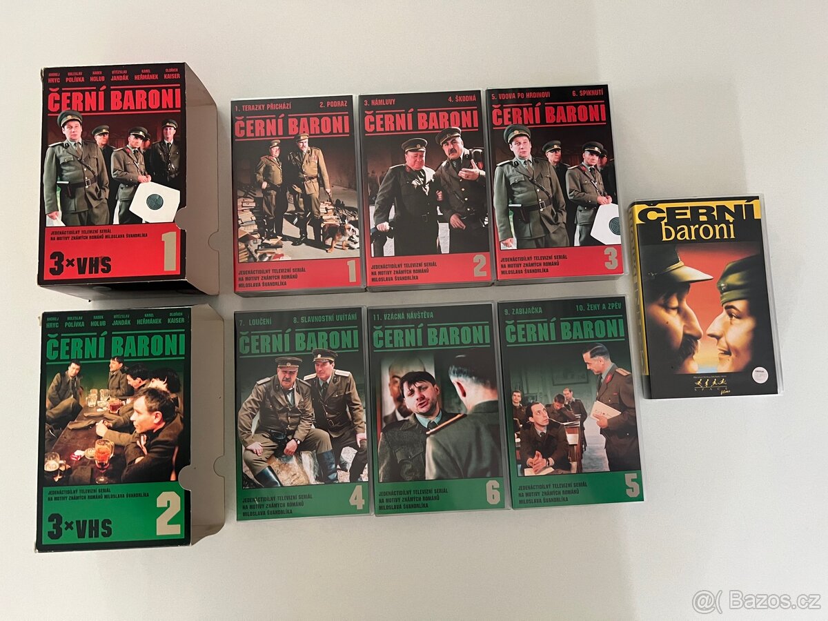 VHS - Černí Baroni kolekce