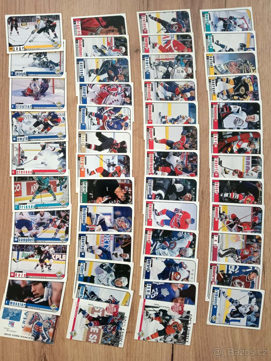 Hokejové karty UD Choice 97/98