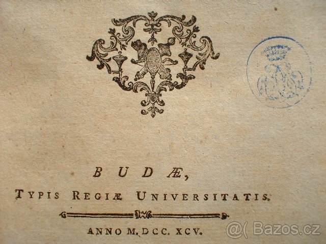 Institutiones Metaphysicae Joannis Bapth Horvath 18 stol.