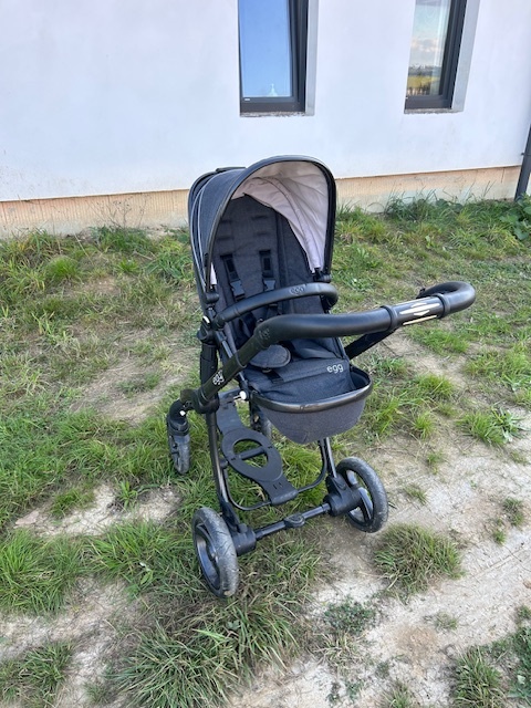 Kočárek 3v1 Egg barva dark grey