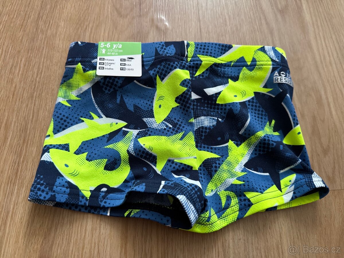 NOVÉ Chlapecké plavky Decathlon 5-6 let (113-122 cm)
