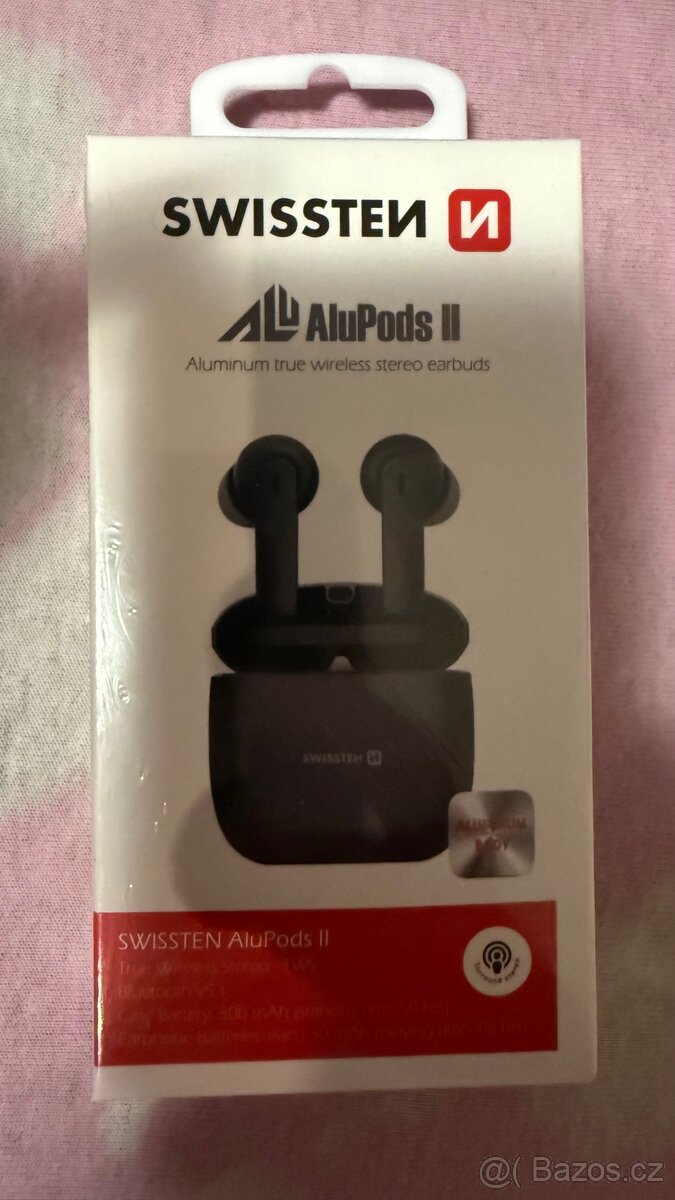 Sluchátka Swissten Alupods II