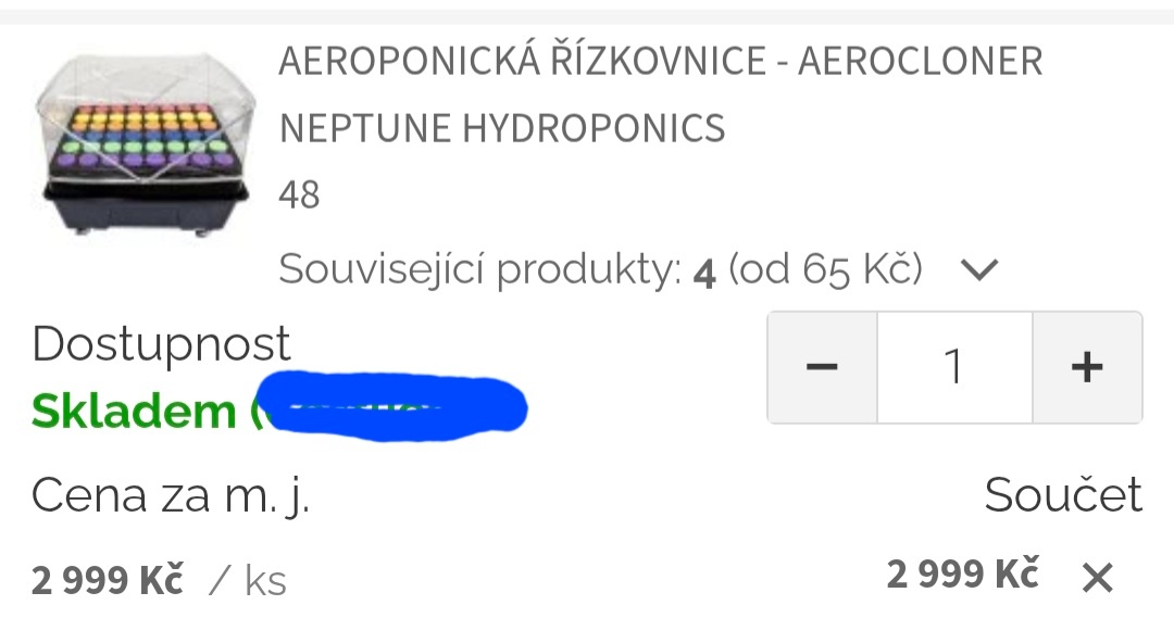 Aeroponicka rizkovnice 48ks