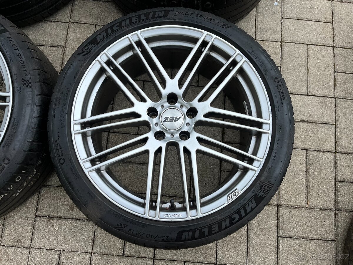 4x alu disky 5x112 R19, letní pneu