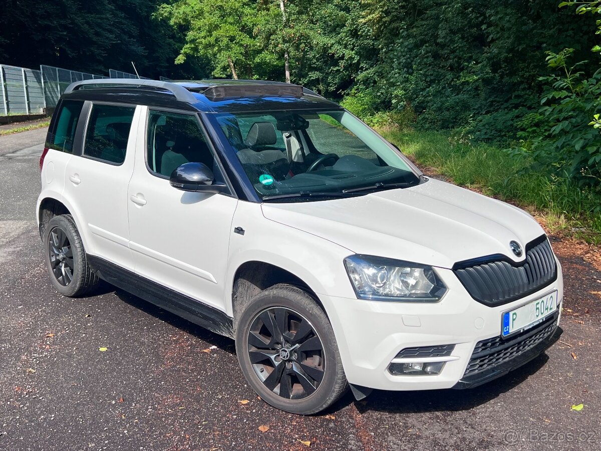 YETI ,2.0Tdi-110kw,4x4,MonteCarlo,Xen,TAŽNÉ,Panorama,2016