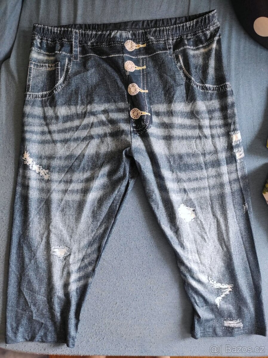 Nové dámské 3/4 legíny, vel. XXL