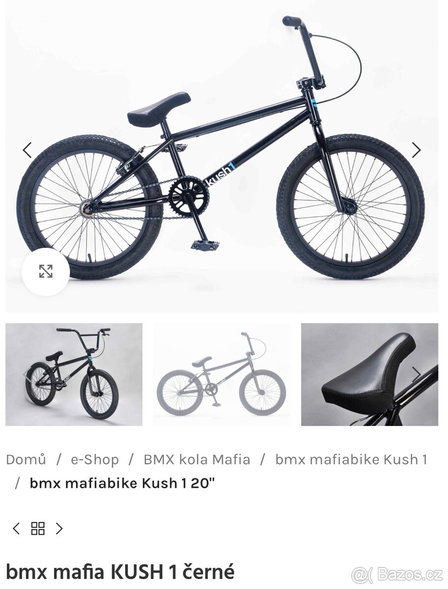 Kolo BMX Mafia Bikes Kush 1+ nové pláště, prilba a duše