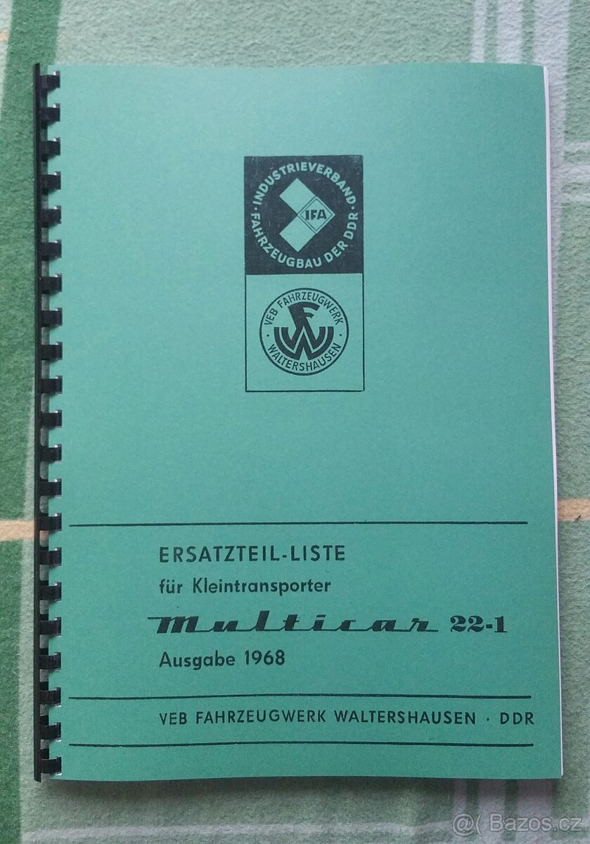 Návody a katalogy Multicar 22/25